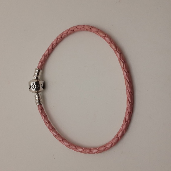 Authentic Pandora Pink Leather Bracelet - Excellent Used Condition - Picture 7 of 10